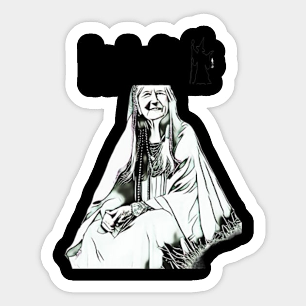 Bad witch Sticker by TshirtMA